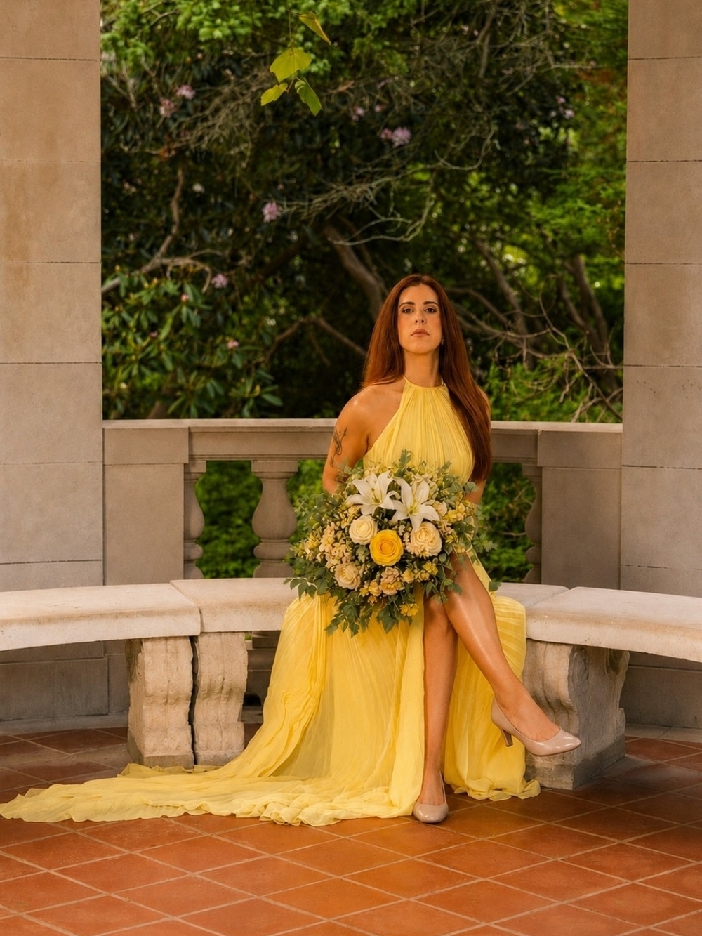 Naked Wardrobe Chiffon Gown